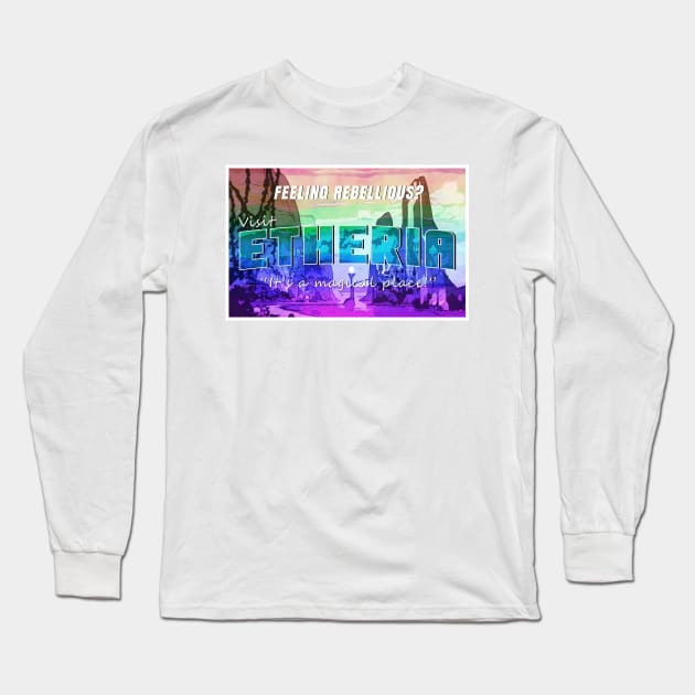 Visit Etheria Long Sleeve T-Shirt by Sterling_Arts_Design